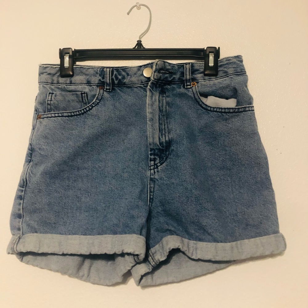 Light Wash Denim Shorts